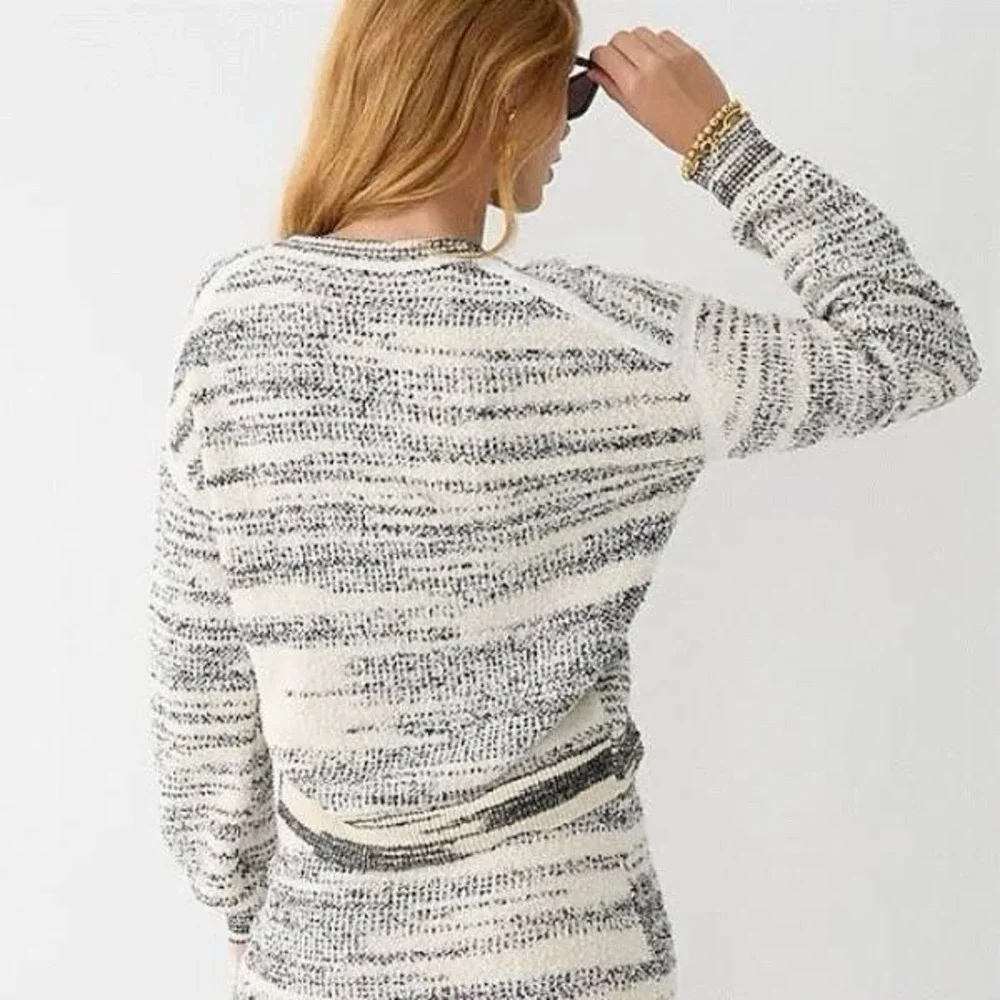 J. Crew Women's Space-dyed Textured Cardigan Sweater Size‎ XL